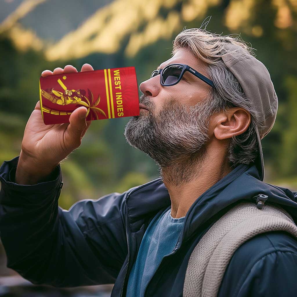 Custom West Indies Cricket 4 in 1 Can Cooler Tumbler Vintage Style