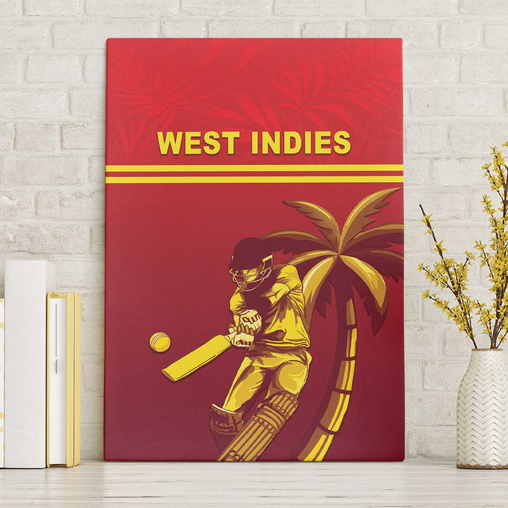 West Indies Cricket Canvas Wall Art Vintage Style