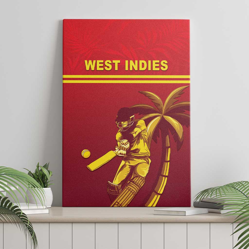 West Indies Cricket Canvas Wall Art Vintage Style