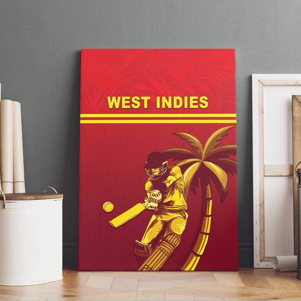 West Indies Cricket Canvas Wall Art Vintage Style