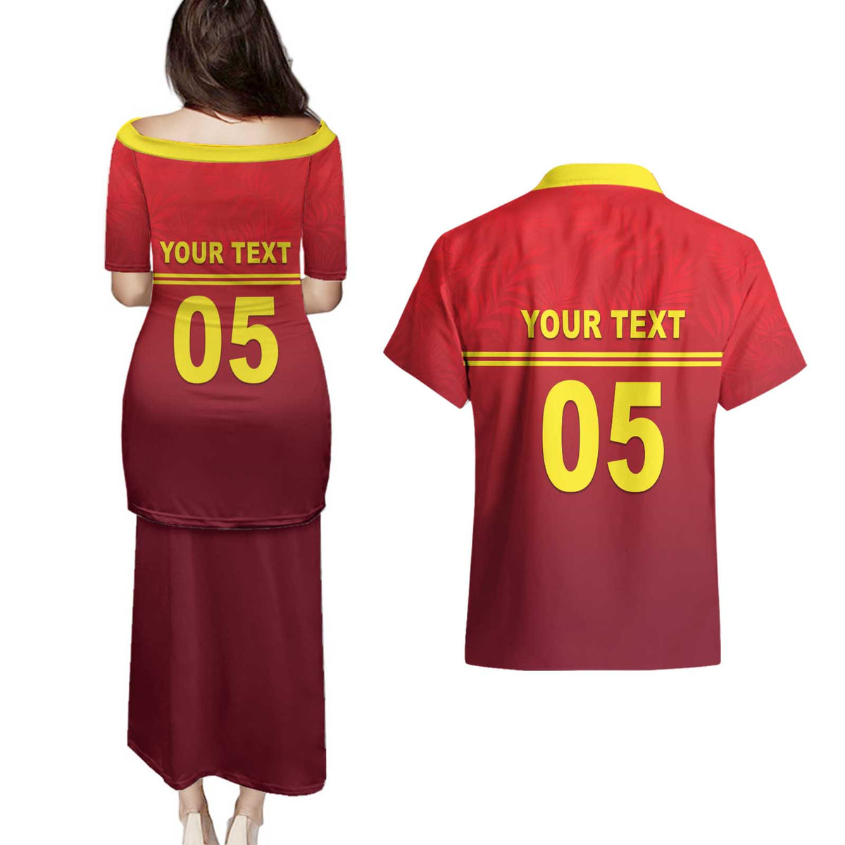 Custom West Indies Cricket Couples Matching Puletasi and Hawaiian Shirt Vintage Style