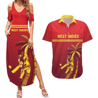 Custom West Indies Cricket Couples Matching Summer Maxi Dress and Hawaiian Shirt Vintage Style