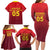 Custom West Indies Cricket Family Matching Long Sleeve Bodycon Dress and Hawaiian Shirt Vintage Style