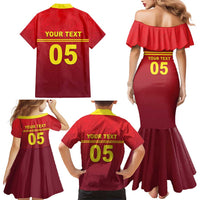 Custom West Indies Cricket Family Matching Mermaid Dress and Hawaiian Shirt Vintage Style
