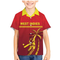 Custom West Indies Cricket Family Matching Mermaid Dress and Hawaiian Shirt Vintage Style