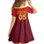 Custom West Indies Cricket Family Matching Off The Shoulder Long Sleeve Dress and Hawaiian Shirt Vintage Style