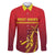 Custom West Indies Cricket Family Matching Off The Shoulder Long Sleeve Dress and Hawaiian Shirt Vintage Style