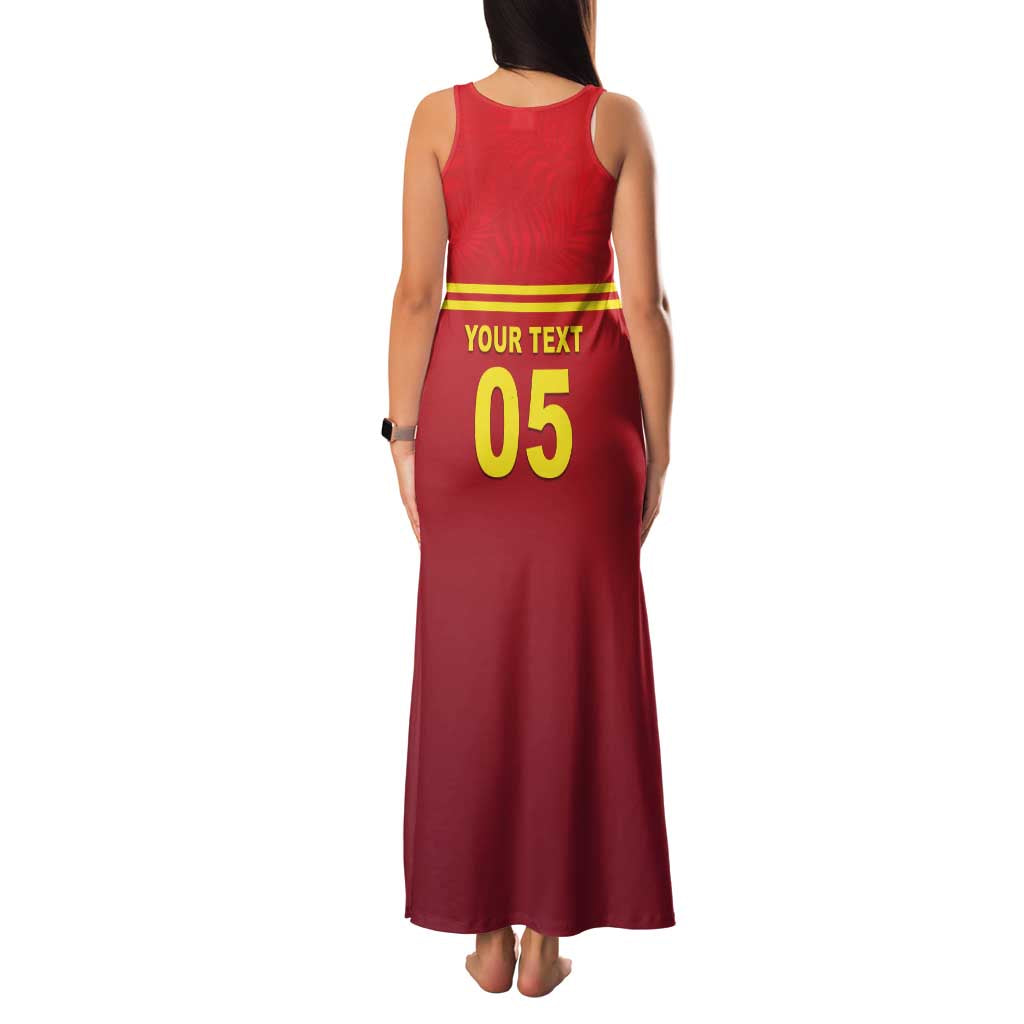 Custom West Indies Cricket Family Matching Tank Maxi Dress and Hawaiian Shirt Vintage Style