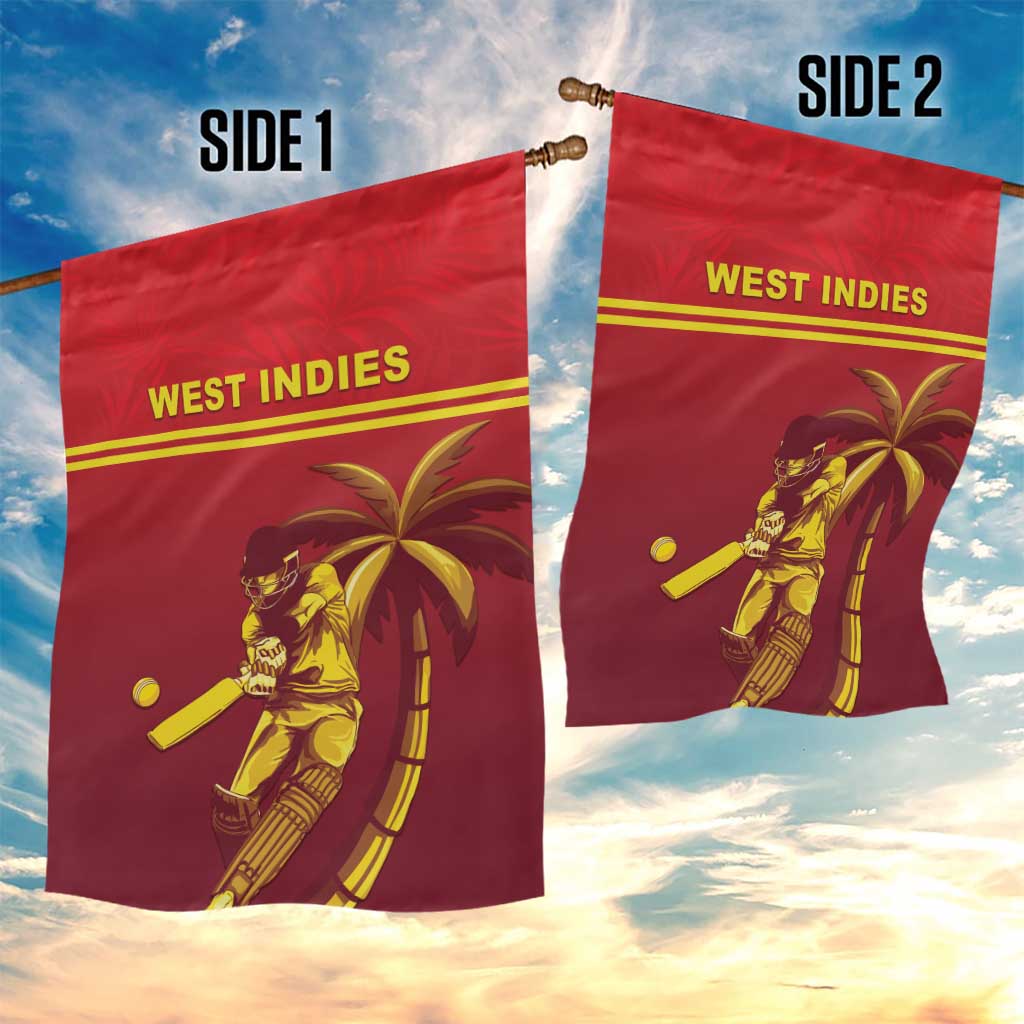 West Indies Cricket Garden Flag Vintage Style