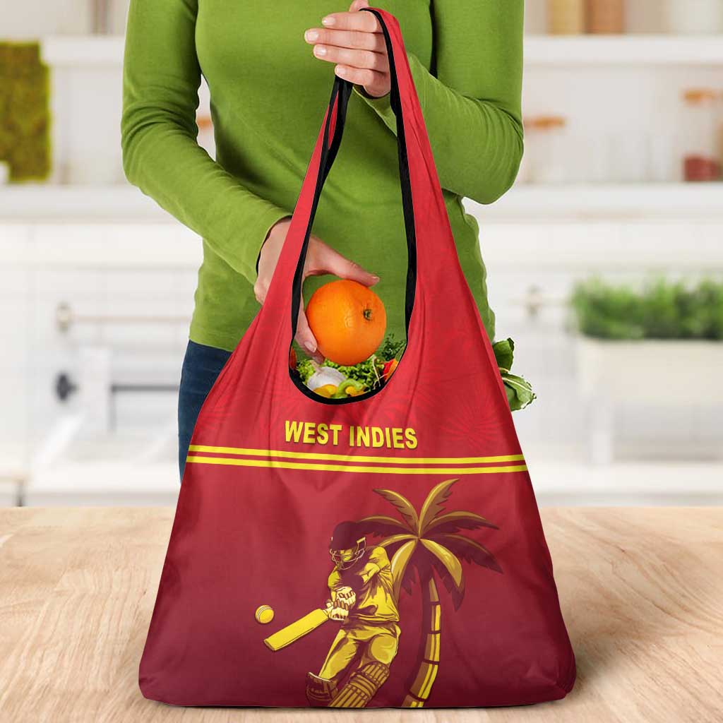 West Indies Cricket Grocery Bag Vintage Style