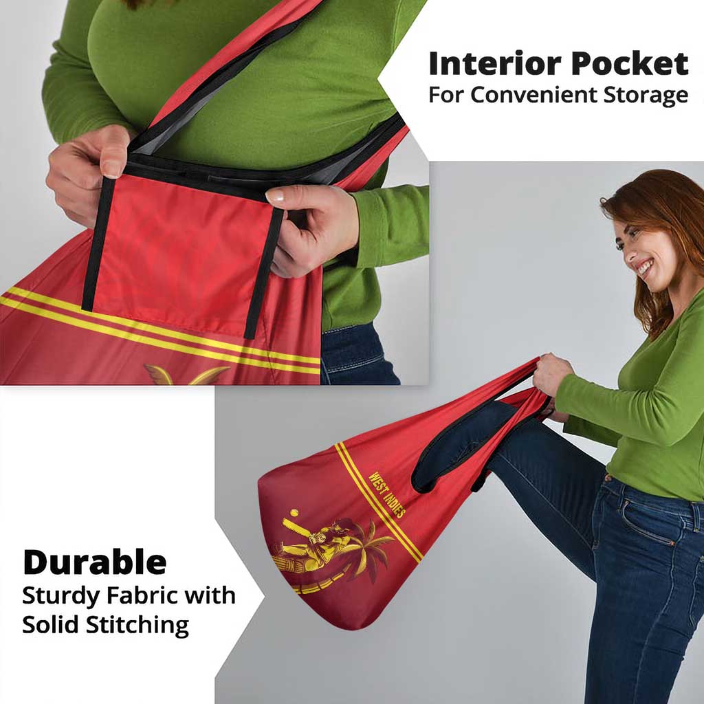 West Indies Cricket Grocery Bag Vintage Style