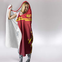 West Indies Cricket Hooded Blanket Vintage Style