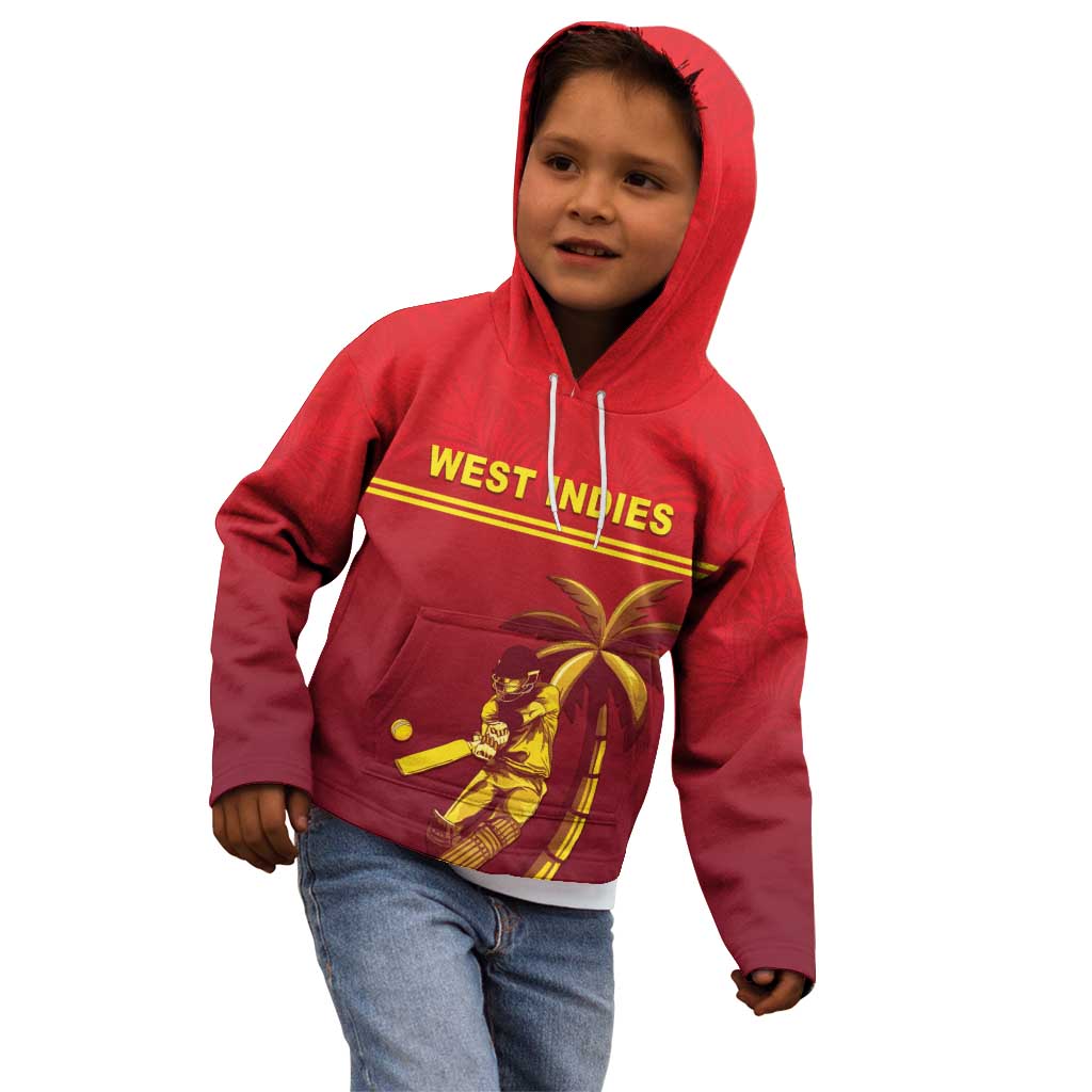 Custom West Indies Cricket Kid Hoodie Vintage Style