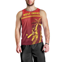 Custom West Indies Cricket Men Tank Top Vintage Style