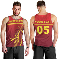 Custom West Indies Cricket Men Tank Top Vintage Style