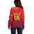 Custom West Indies Cricket Off Shoulder Sweater Vintage Style