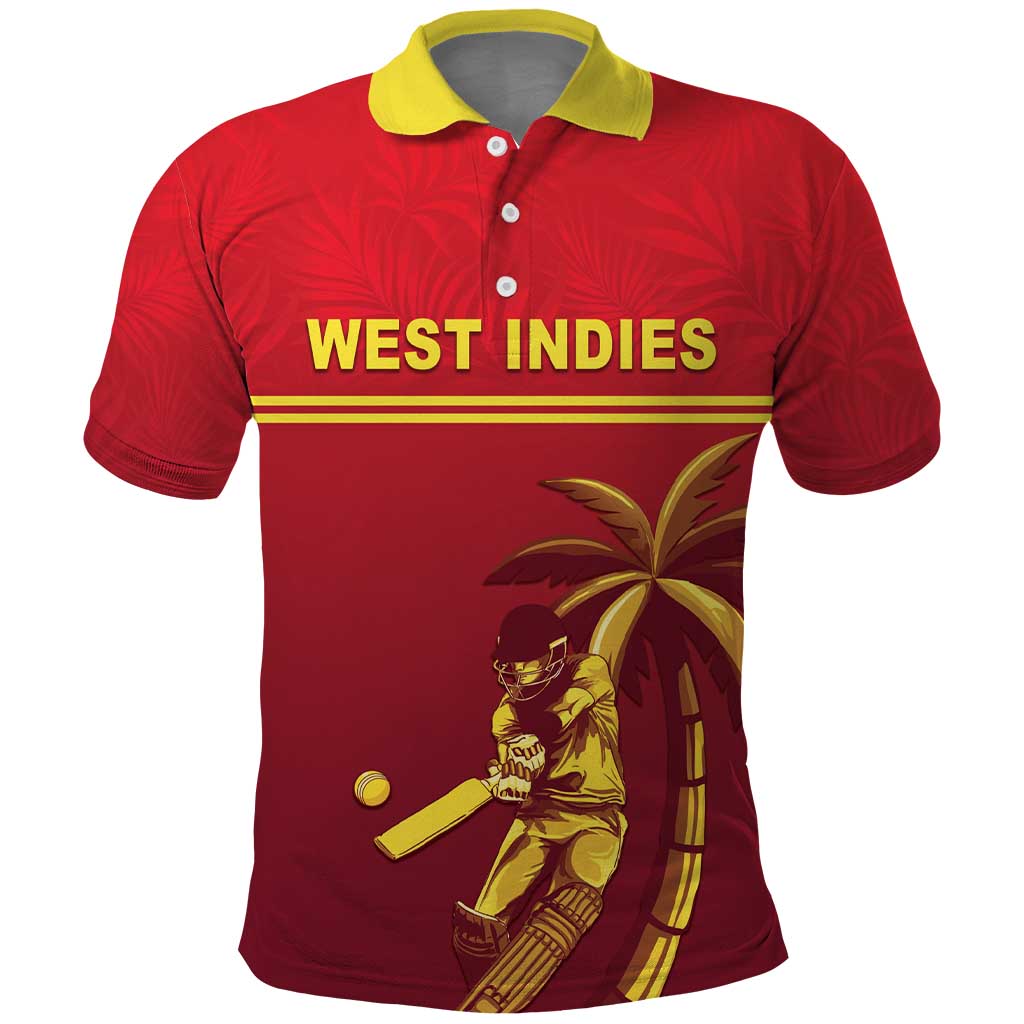 Custom West Indies Cricket Polo Shirt Vintage Style