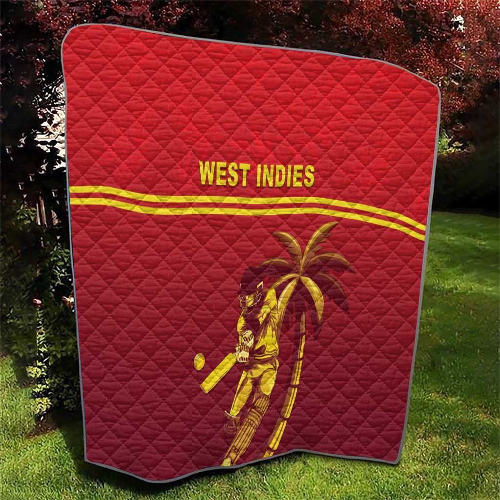 West Indies Cricket Quilt Vintage Style