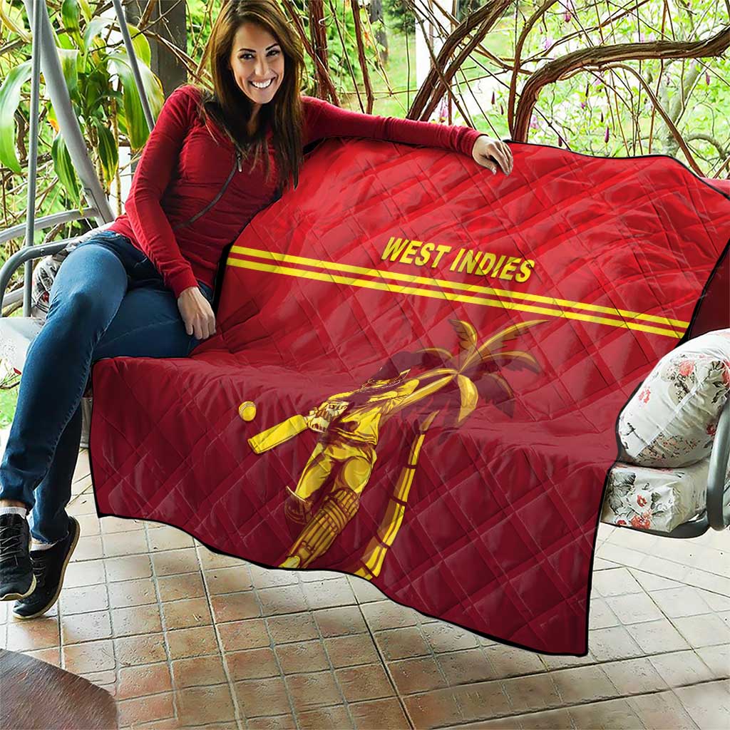 West Indies Cricket Quilt Vintage Style