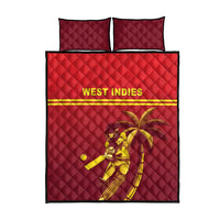 West Indies Cricket Quilt Bed Set Vintage Style