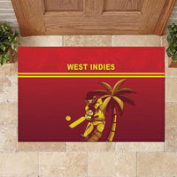 West Indies Cricket Rubber Doormat Vintage Style