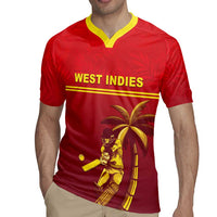Custom West Indies Cricket Rugby Jersey Vintage Style