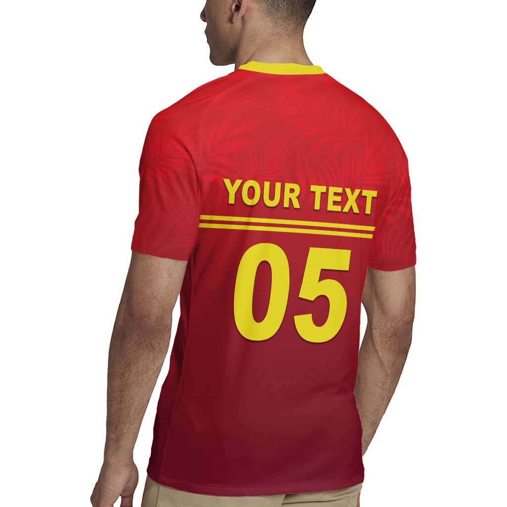 Custom West Indies Cricket Rugby Jersey Vintage Style