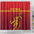 West Indies Cricket Shower Curtain Vintage Style