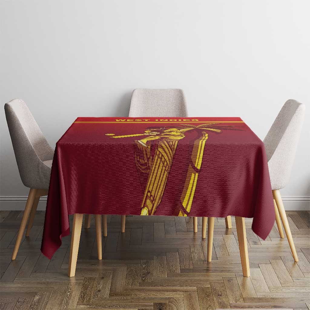 West Indies Cricket Tablecloth Vintage Style