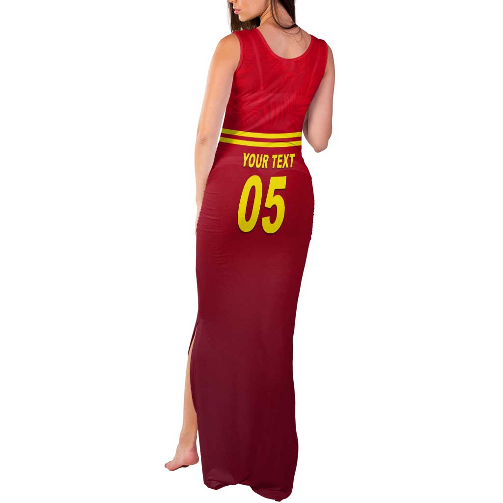 Custom West Indies Cricket Tank Maxi Dress Vintage Style