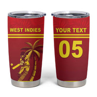 Custom West Indies Cricket Tumbler Cup Vintage Style