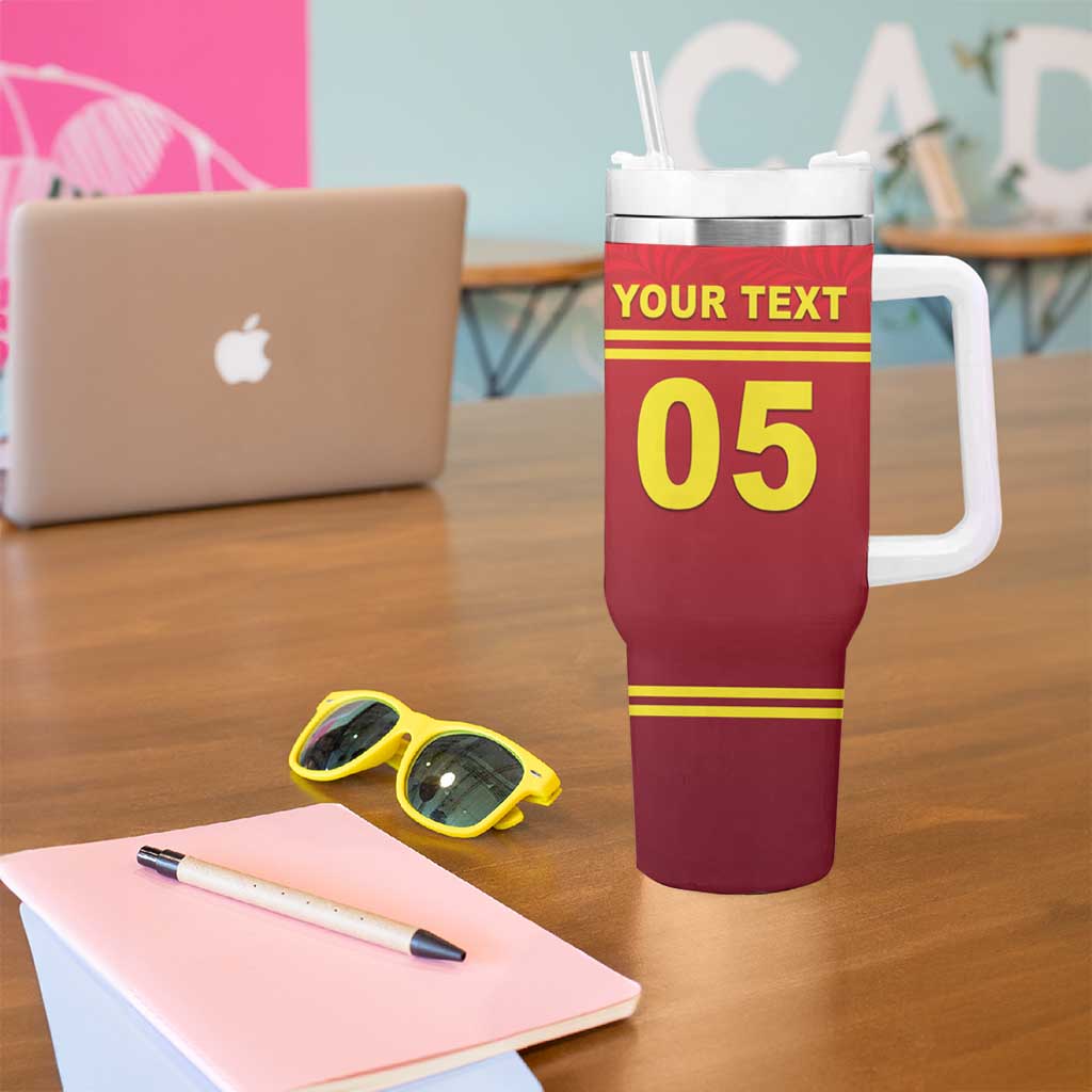 Custom West Indies Cricket Tumbler With Handle Vintage Style