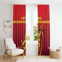 West Indies Cricket Window Curtain Vintage Style