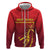 Custom West Indies Cricket Zip Hoodie Vintage Style