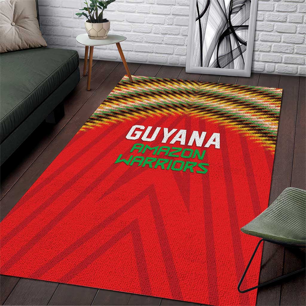 Guyana Cricket Area Rug Go Amazon Warriors