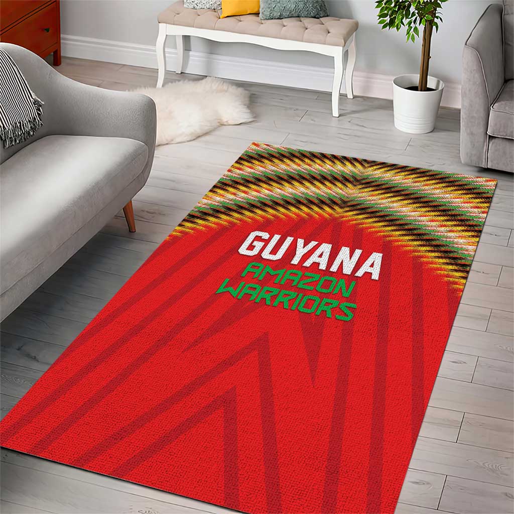 Guyana Cricket Area Rug Go Amazon Warriors