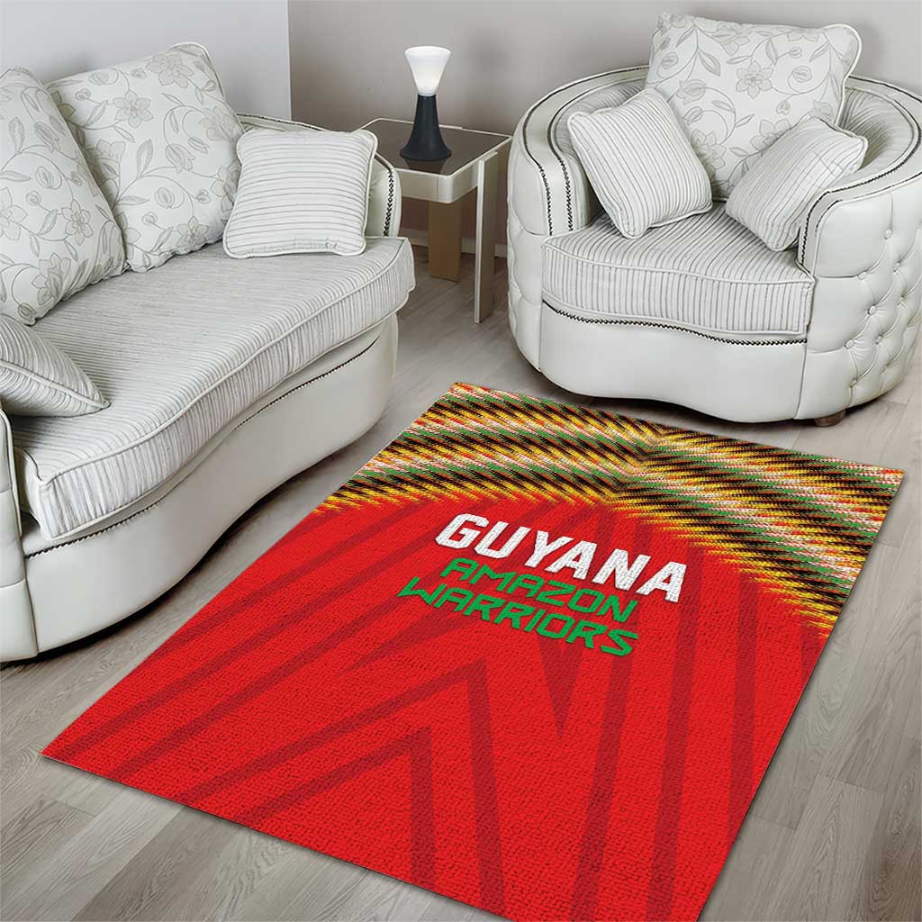 Guyana Cricket Area Rug Go Amazon Warriors