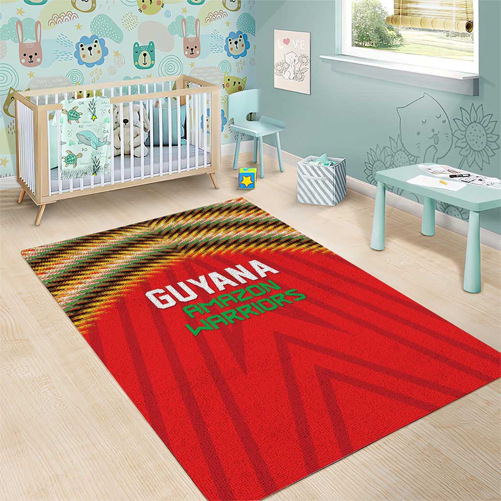 Guyana Cricket Area Rug Go Amazon Warriors