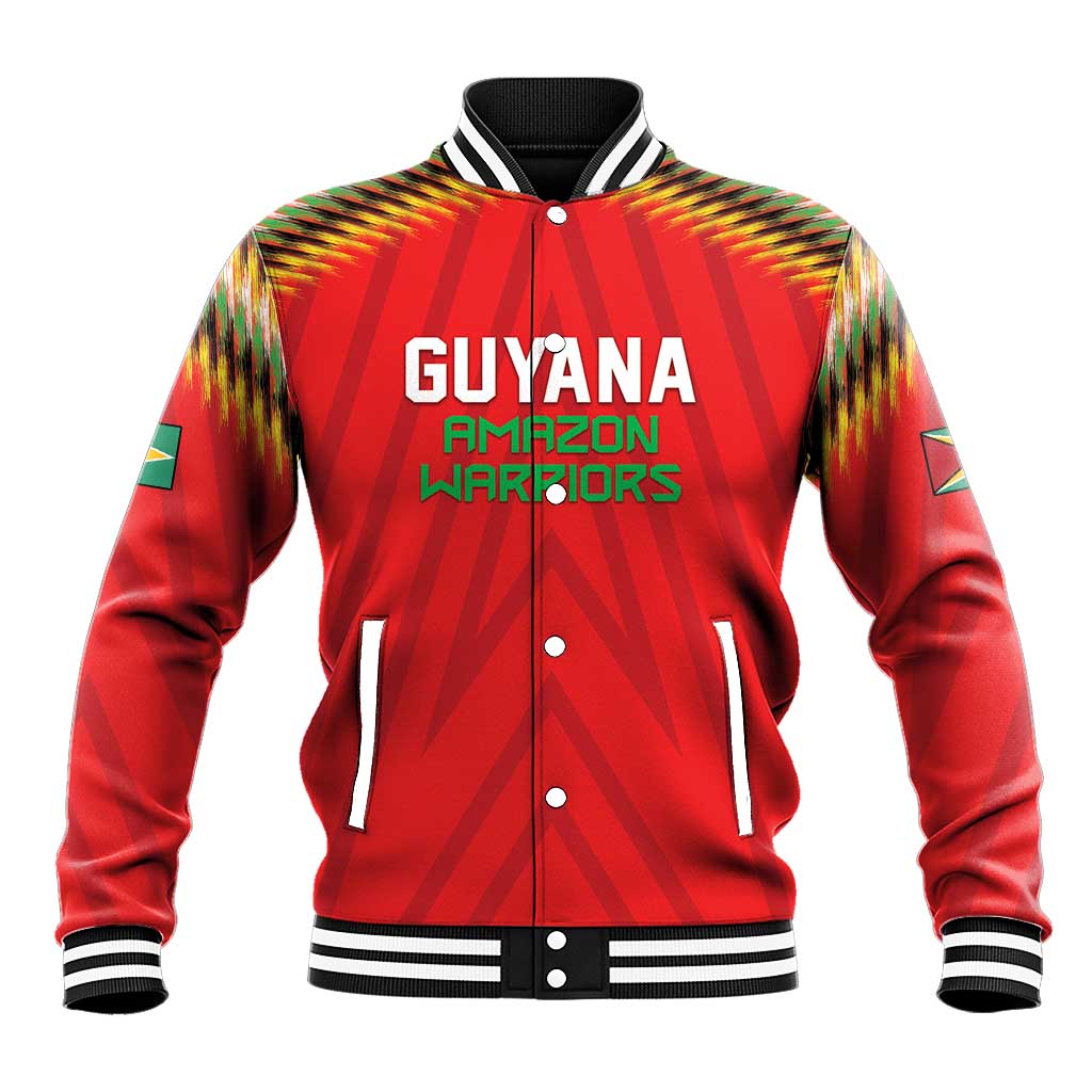 Custom Guyana Cricket Baseball Jacket Go Amazon Warriors