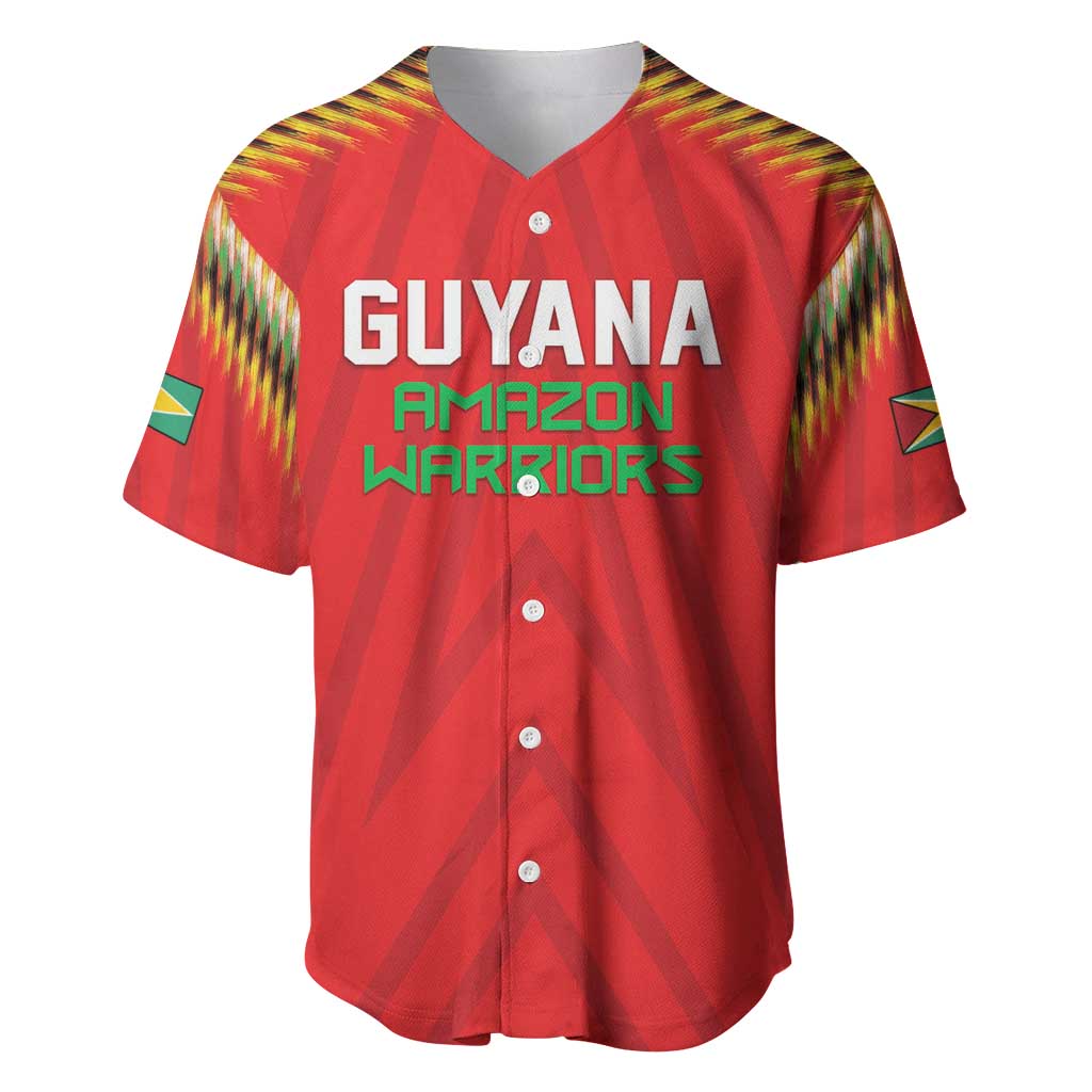 Custom Guyana Cricket Baseball Jersey Go Amazon Warriors