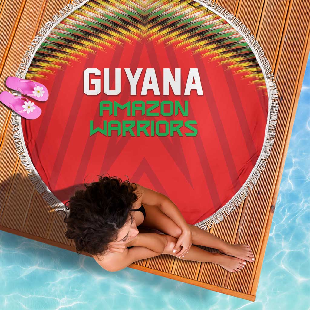 Guyana Cricket Beach Blanket Go Amazon Warriors