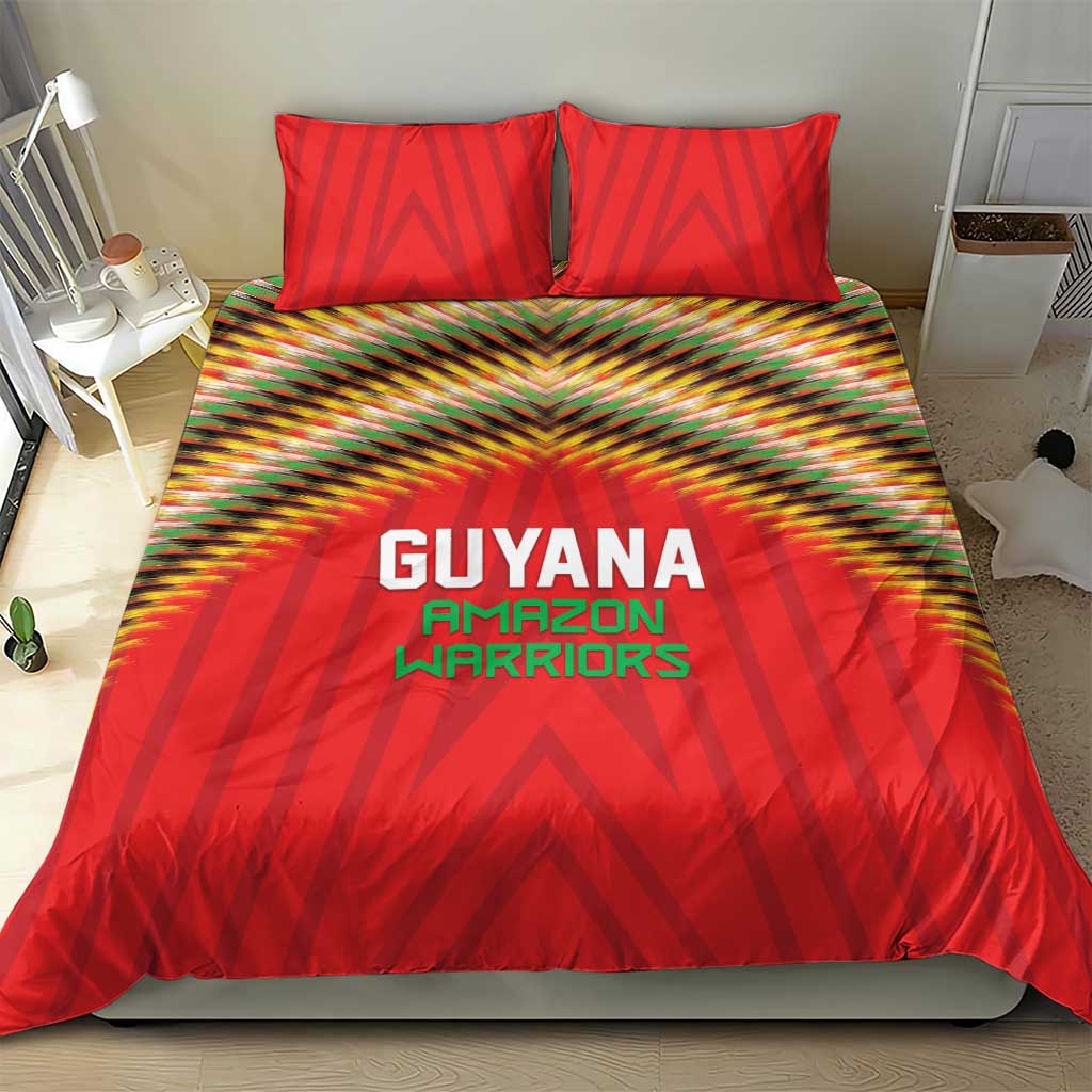 Guyana Cricket Bedding Set Go Amazon Warriors