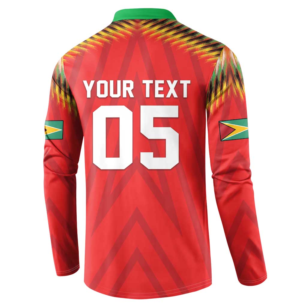 Custom Guyana Cricket Button Sweatshirt Go Amazon Warriors