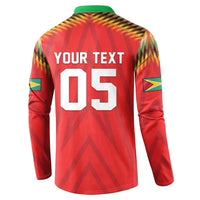 Custom Guyana Cricket Button Sweatshirt Go Amazon Warriors