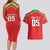 Custom Guyana Cricket Couples Matching Long Sleeve Bodycon Dress and Hawaiian Shirt Go Amazon Warriors
