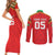 Custom Guyana Cricket Couples Matching Short Sleeve Bodycon Dress and Long Sleeve Button Shirt Go Amazon Warriors