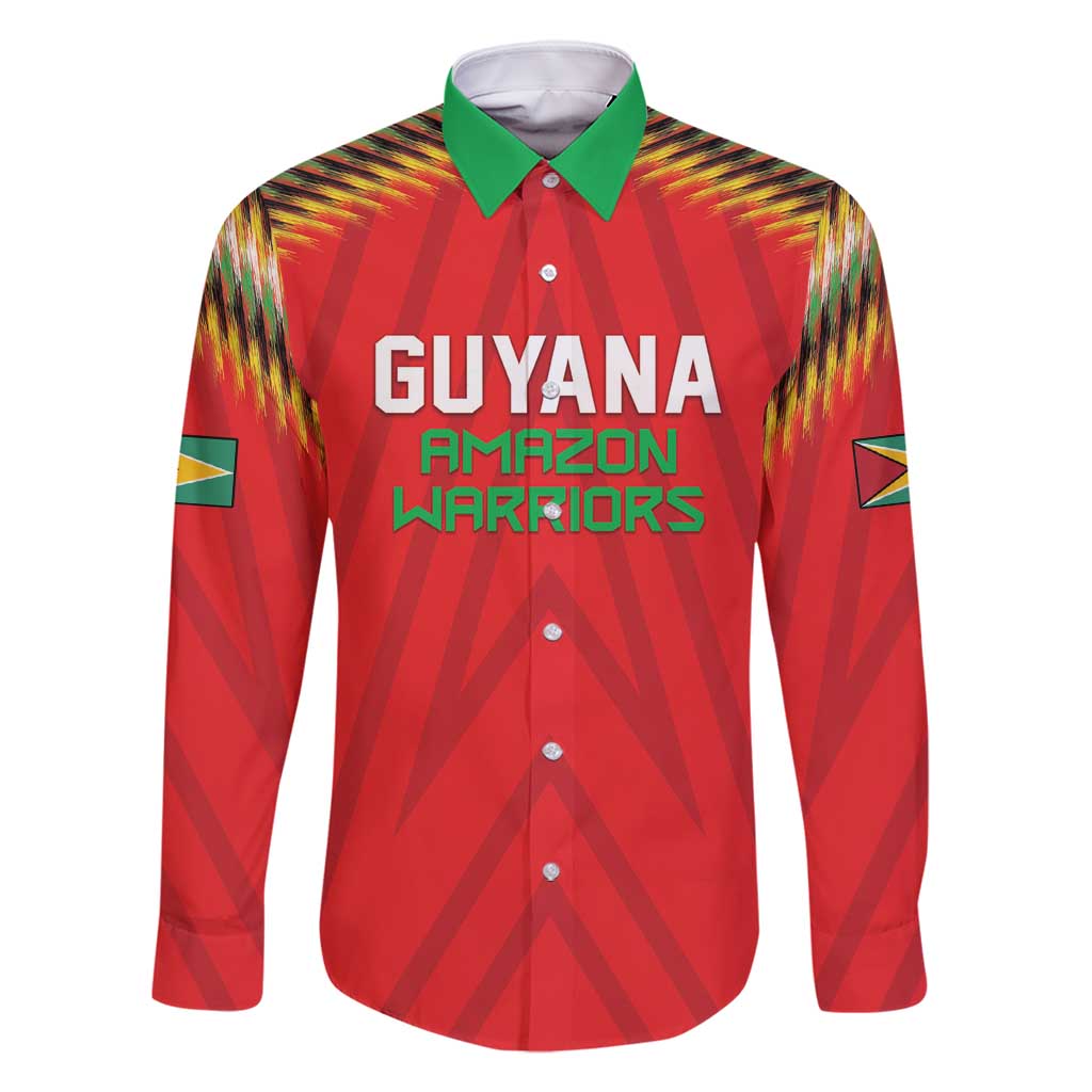 Custom Guyana Cricket Family Matching Long Sleeve Bodycon Dress and Hawaiian Shirt Go Amazon Warriors