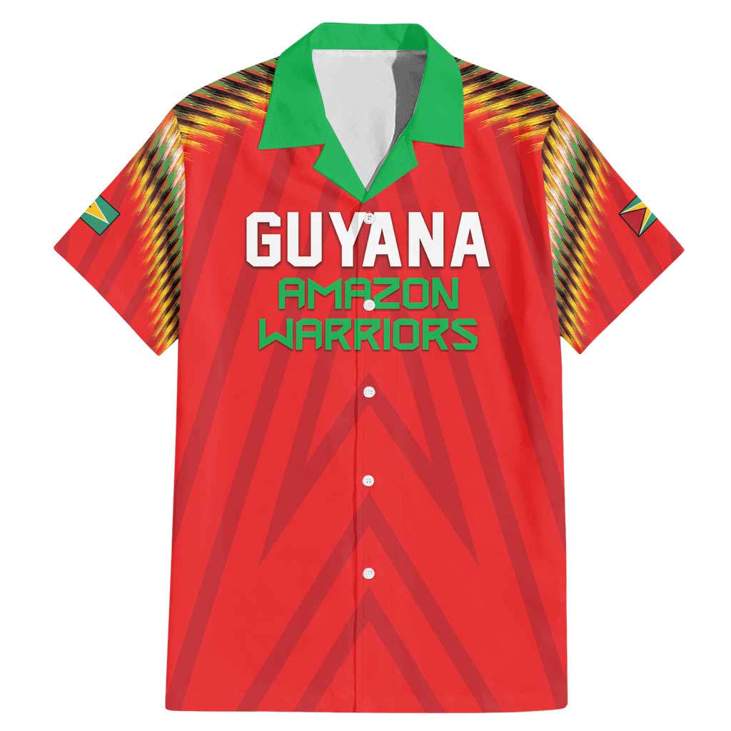 Custom Guyana Cricket Family Matching Mermaid Dress and Hawaiian Shirt Go Amazon Warriors