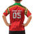 Custom Guyana Cricket Family Matching Off The Shoulder Long Sleeve Dress and Hawaiian Shirt Go Amazon Warriors