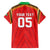 Custom Guyana Cricket Family Matching Off The Shoulder Long Sleeve Dress and Hawaiian Shirt Go Amazon Warriors